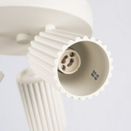 Luminosa Lighting Luminosa Karbon Minimalist Ceiling Spotlight Cluster 3 Light Beige - thumbnail 4
