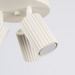 Luminosa Lighting Luminosa Karbon Minimalist Ceiling Spotlight Cluster 3 Light Beige - thumbnail 5