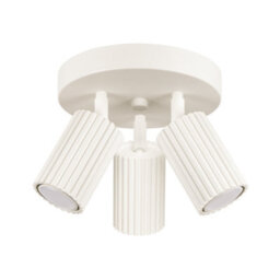 Luminosa Lighting Luminosa Karbon Minimalist Ceiling Spotlight Cluster 3 Light Beige - thumbnail 1