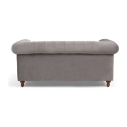 Furniture 48 Wellington Chesterfield Light Grey Velvet 2 Seater Sofa - thumbnail 7