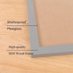 A2 Grey Photo Frame 42 X 59.4 Cm - Wall Mount Picture Frame - thumbnail 3