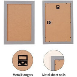 A2 Grey Photo Frame 42 X 59.4 Cm - Wall Mount Picture Frame - thumbnail 2