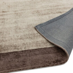 Brown Viscose Easy To Clean Bordered Luxurious , Modern Rug For Living Room, Bedroom - 200Cm X 290Cm - thumbnail 4