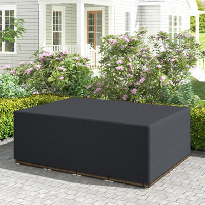 Outsunny 275X205Cm Outdoor Furniture Protective Cover Black - image 1