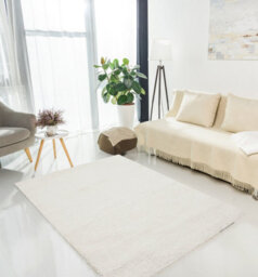 Ds Living Cloud Luxe Plain Ivory Medium Rug