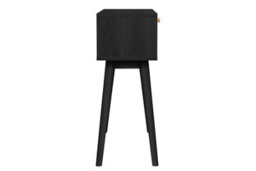 Birlea Croxley Console Table Black Rattan Hall Dressing Table - thumbnail 6