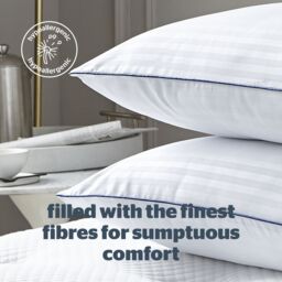 Silentnight Luxury Hotel Medium Hypoallergenic Pillow, Pair Of 2 - thumbnail 5
