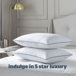 Silentnight Luxury Hotel Medium Hypoallergenic Pillow, Pair Of 2 - thumbnail 2