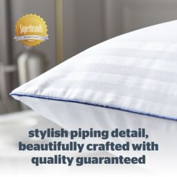 Silentnight Luxury Hotel Medium Hypoallergenic Pillow, Pair Of 2 - thumbnail 6