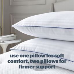 Silentnight Luxury Hotel Medium Hypoallergenic Pillow, Pair Of 2 - thumbnail 3