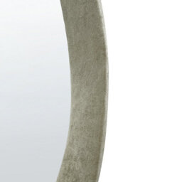 Beliani Wall Mirror Lenax 59 Cm 90 Cm Velvet Olive Green - thumbnail 6