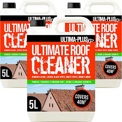 Ultima-Plus Xp Ultimate Roof Cleaner - Removes Dirt, Grime, Lichen, Black Spots, White Spots, Moss, Mould And Algae (15 Litres) - image 1