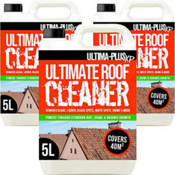 Ultima-Plus Xp Ultimate Roof Cleaner - Removes Dirt, Grime, Lichen, Black Spots, White Spots, Moss, Mould And Algae (15 Litres)