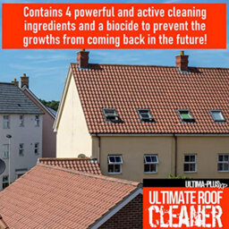 Ultima-Plus Xp Ultimate Roof Cleaner - Removes Dirt, Grime, Lichen, Black Spots, White Spots, Moss, Mould And Algae (15 Litres) - thumbnail 5