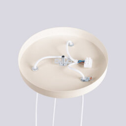 Luminosa Lighting Luminosa Halo Cluster Pendant Ceiling Light Beige 3X G9 - thumbnail 7