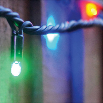 Eagle Connect String Lights Black Rubber Ip65 5M/40 Led Colour Change - image 1