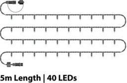 Eagle Connect String Lights Black Rubber Ip65 5M/40 Led Colour Change - thumbnail 2