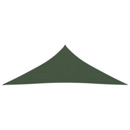 Berkfield Sunshade Sail 160 G/m2 Dark Green 4X4X4 M Hdpe - thumbnail 2