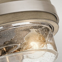Luminosa Lighting Elstead Kichler Grand Bank 2 Light Semi-Flush Mount Antique Grey - thumbnail 2