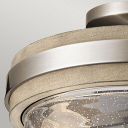 Luminosa Lighting Elstead Kichler Grand Bank 2 Light Semi-Flush Mount Antique Grey - thumbnail 3