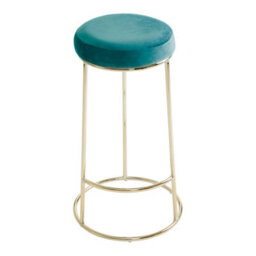Orsina Manhattan Green Velvet Tall Bar Stool - thumbnail 2