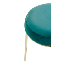 Orsina Manhattan Green Velvet Tall Bar Stool - thumbnail 7