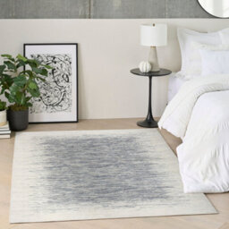 Grand Street Grn04 Ivory Blue Rug By Dkny-160Cm X 221Cm - thumbnail 2