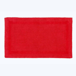Homescapes Luxury Reversible Extra Large Bath Mat - Red