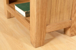 Buttercup Farm Shrewsbury Small Bookcase - L30 X W50 X H85 Cm - Oak - thumbnail 4