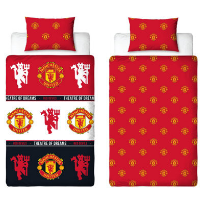 MAN UNITED Manchester United Fc Patch Duvet Cover Set - image 1