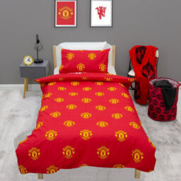 MAN UNITED Manchester United Fc Patch Duvet Cover Set - thumbnail 3