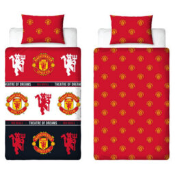 MAN UNITED Manchester United Fc Patch Duvet Cover Set - thumbnail 1