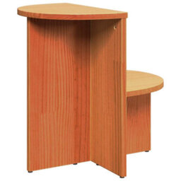 Berkfield Side Table Wax Brown 50 X 40 X 50 Cm Solid Pine Wood - thumbnail 7