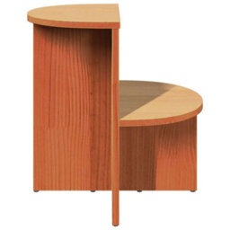 Berkfield Side Table Wax Brown 50 X 40 X 50 Cm Solid Pine Wood - thumbnail 5