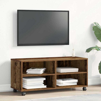 Berkfield Tv Cabinet Old Wood 90X35X35 Cm Engineered Wood - image 1