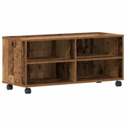 Berkfield Tv Cabinet Old Wood 90X35X35 Cm Engineered Wood - thumbnail 2
