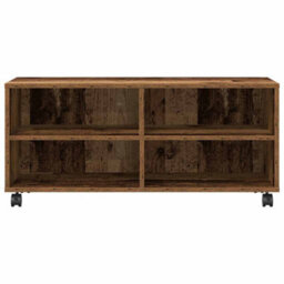 Berkfield Tv Cabinet Old Wood 90X35X35 Cm Engineered Wood - thumbnail 5