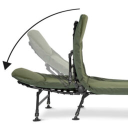 Dellonda Deluxe Wide Adjustable Bedchair Fleece Mattress & Pillow 3 Legs - Dl78 - thumbnail 5