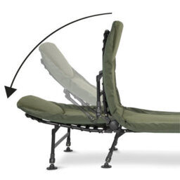 Dellonda Deluxe Wide Adjustable Bedchair Fleece Mattress & Pillow 3 Legs - Dl78 - thumbnail 9