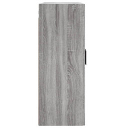 Berkfield Wall Mounted Cabinet Grey Sonoma 69.5X34X90 Cm Engineered Wood - thumbnail 8