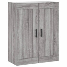 Berkfield Wall Mounted Cabinet Grey Sonoma 69.5X34X90 Cm Engineered Wood - thumbnail 2