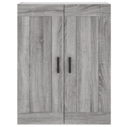Berkfield Wall Mounted Cabinet Grey Sonoma 69.5X34X90 Cm Engineered Wood - thumbnail 7