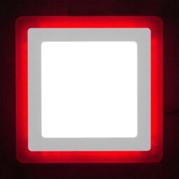 Long Life Lamps Company 18W Recessed Led Square Ring Panel Red - thumbnail 6