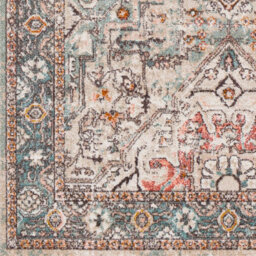 Livabliss Ankara-Vintage Grey Red Traditional Boho Living Dining Bedroom Rug 200 X 275 Cm Easy Care, Non Shedding - thumbnail 7