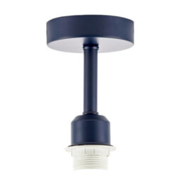 Happy Homewares Traditional Midnight Blue Ceiling Light Fitting To Hold Lamp Shades - thumbnail 4