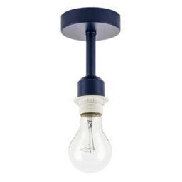 Happy Homewares Traditional Midnight Blue Ceiling Light Fitting To Hold Lamp Shades - thumbnail 5