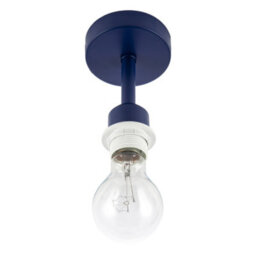 Happy Homewares Traditional Midnight Blue Ceiling Light Fitting To Hold Lamp Shades - thumbnail 3