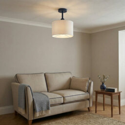 Happy Homewares Traditional Midnight Blue Ceiling Light Fitting To Hold Lamp Shades - thumbnail 6