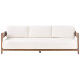 Beliani Garden Corner Sofa With Table 5 Seater Sampieri Left Hand Metal Brown - thumbnail 7