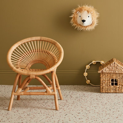 Sweeek - Children's Rattan Chair Maeva Natural 47X39.5X53 Cm - image 1